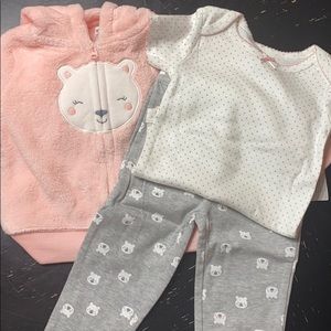 Baby girl 3 piece outfit